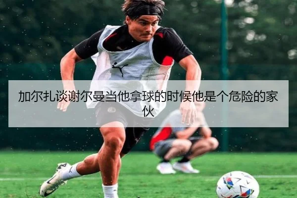加尔扎谈谢尔曼当他拿球的时候他是个危险的家伙